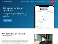 Desktop screenshot for xtremepush.com