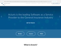 Desktop screenshot for acturis.com