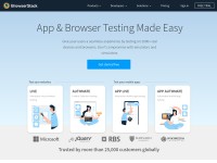 Desktop screenshot for browserstack.com