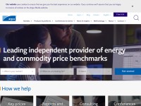 Desktop screenshot for argusmedia.com