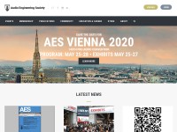 Desktop screenshot for aes.org