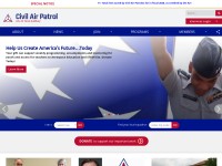 Desktop screenshot for gocivilairpatrol.com