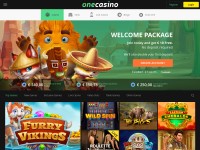 Desktop screenshot for onecasino.com