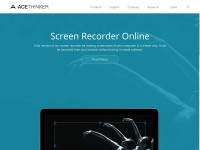 Desktop screenshot for acethinker.com