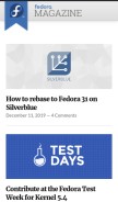 How fedoramagazine.org looks like on a mobile device such as an iPhone.