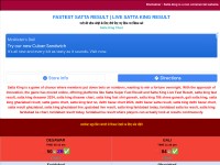 Desktop screenshot for sattakingchart.in