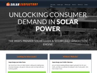 Desktop screenshot for solarleadfactory.com