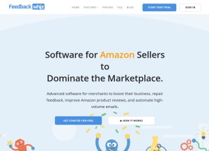 How feedbackwhiz.com looks like on a tablet such as an iPad.
