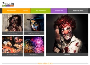 How feezia.com looks like on a tablet such as an iPad.