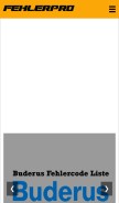 How fehlerpro.de looks like on a mobile device such as an iPhone.