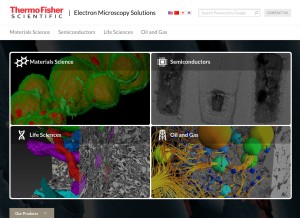 How feico.com looks like on a tablet such as an iPad.