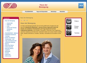 How feldenkrais-chiemgau.de looks like on a tablet such as an iPad.