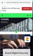 How fenarq.com looks like on a mobile device such as an iPhone.