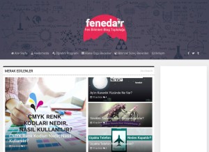How fenedair.com looks like on a tablet such as an iPad.