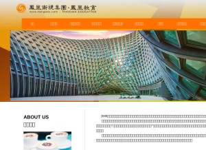 How fengedu.com looks like on a tablet such as an iPad.