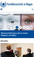 How fernuni-hagen.de looks like on a mobile device such as an iPhone.