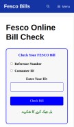 How fescobillcheck.com looks like on a mobile device such as an iPhone.
