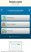 How fetcharate.com looks like on a mobile device such as an iPhone.