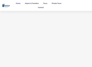 How fethiyetours.com looks like on a tablet such as an iPad.