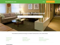 Desktop screenshot for healthprofs.com