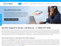 Desktop screenshot for aolemailsupports.com