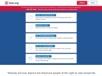 Desktop screenshot for vote.org