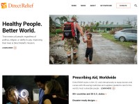 Desktop screenshot for directrelief.org