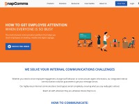 Screenshot of snapcomms.com