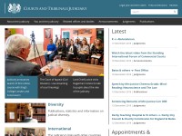 Desktop screenshot for judiciary.uk