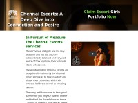 Desktop screenshot for bookchennaiescorts.com