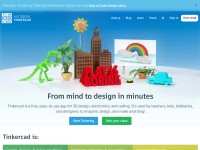 Desktop screenshot for tinkercad.com
