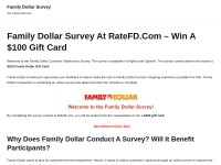 Desktop screenshot for ratefdcom-survey.com