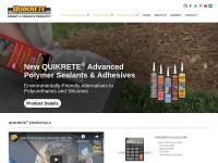 Desktop screenshot for quikrete.com