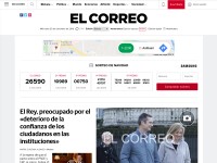 Desktop screenshot for elcorreo.com