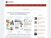 Screenshot of test-print.com