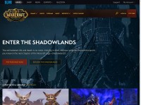 Desktop screenshot for worldofwarcraft.com