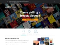 Desktop screenshot for audible.com