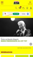 How ffh.de looks like on a mobile device such as an iPhone.