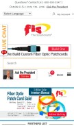 How fiberinstrumentsales.com looks like on a mobile device such as an iPhone.