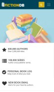 How fictiondb.com looks like on a mobile device such as an iPhone.