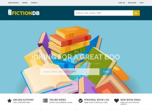 How fictiondb.com looks like on a tablet such as an iPad.