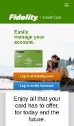 How fidelityrewards.com looks like on a mobile device such as an iPhone.