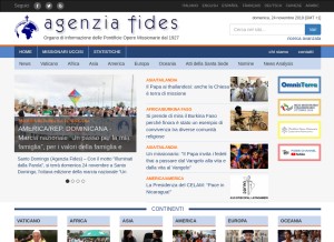 How fides.org looks like on a tablet such as an iPad.