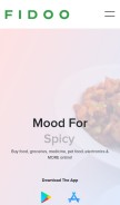How fidoo.in looks like on a mobile device such as an iPhone.