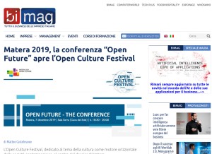 How fieramilano.it looks like on a tablet such as an iPad.