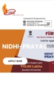 How fiire.org.in looks like on a mobile device such as an iPhone.