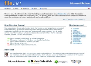 How file.net looks like on a tablet such as an iPad.