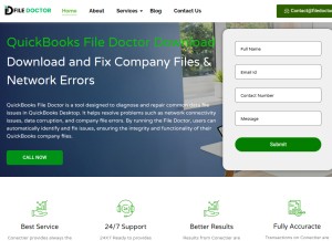 How filedoctordownload.com looks like on a tablet such as an iPad.