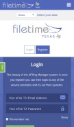 How filetime.com looks like on a mobile device such as an iPhone.