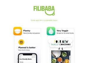 How filibaba.com looks like on a tablet such as an iPad.